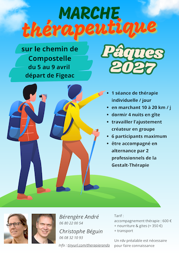 affiche marche thérapeutique Pâques 2027